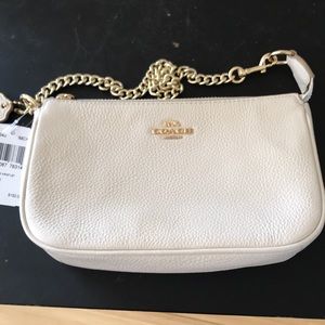 Large coach wristlet new with tags